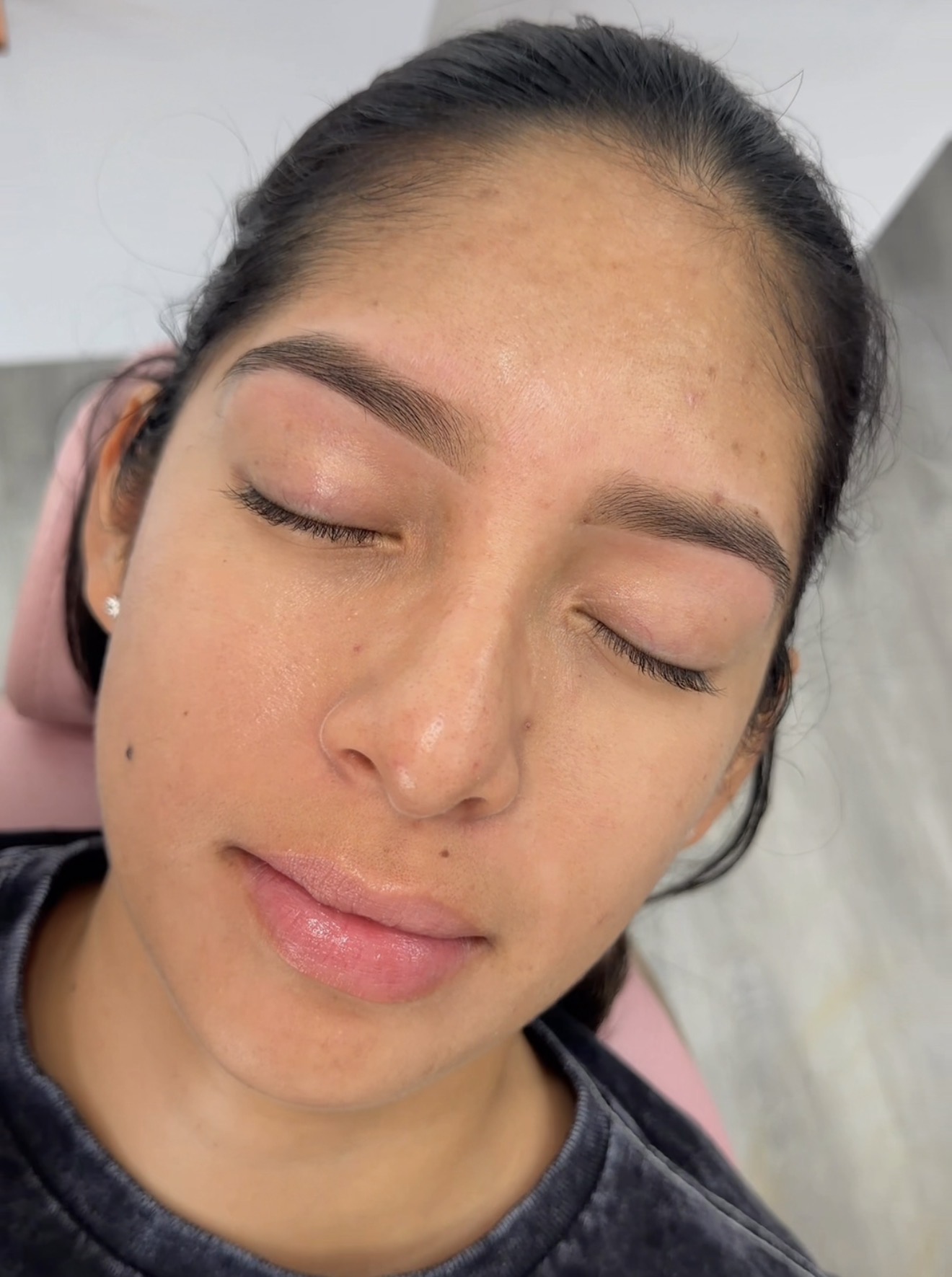 Natural eyebrow design result