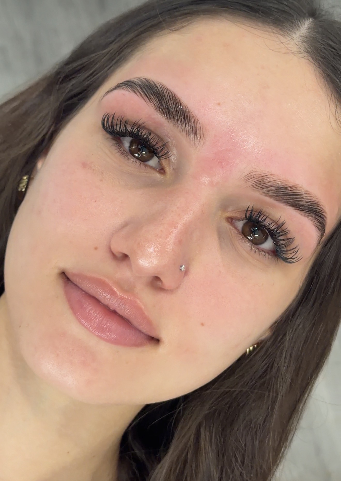 Brow lamination result at Miami Wax Bar